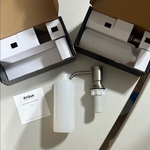 Kraus Soap Dispenser in Silver